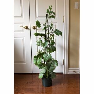 Tall artificial grape vine plant home decor bamboo cottagecore photoshoot props